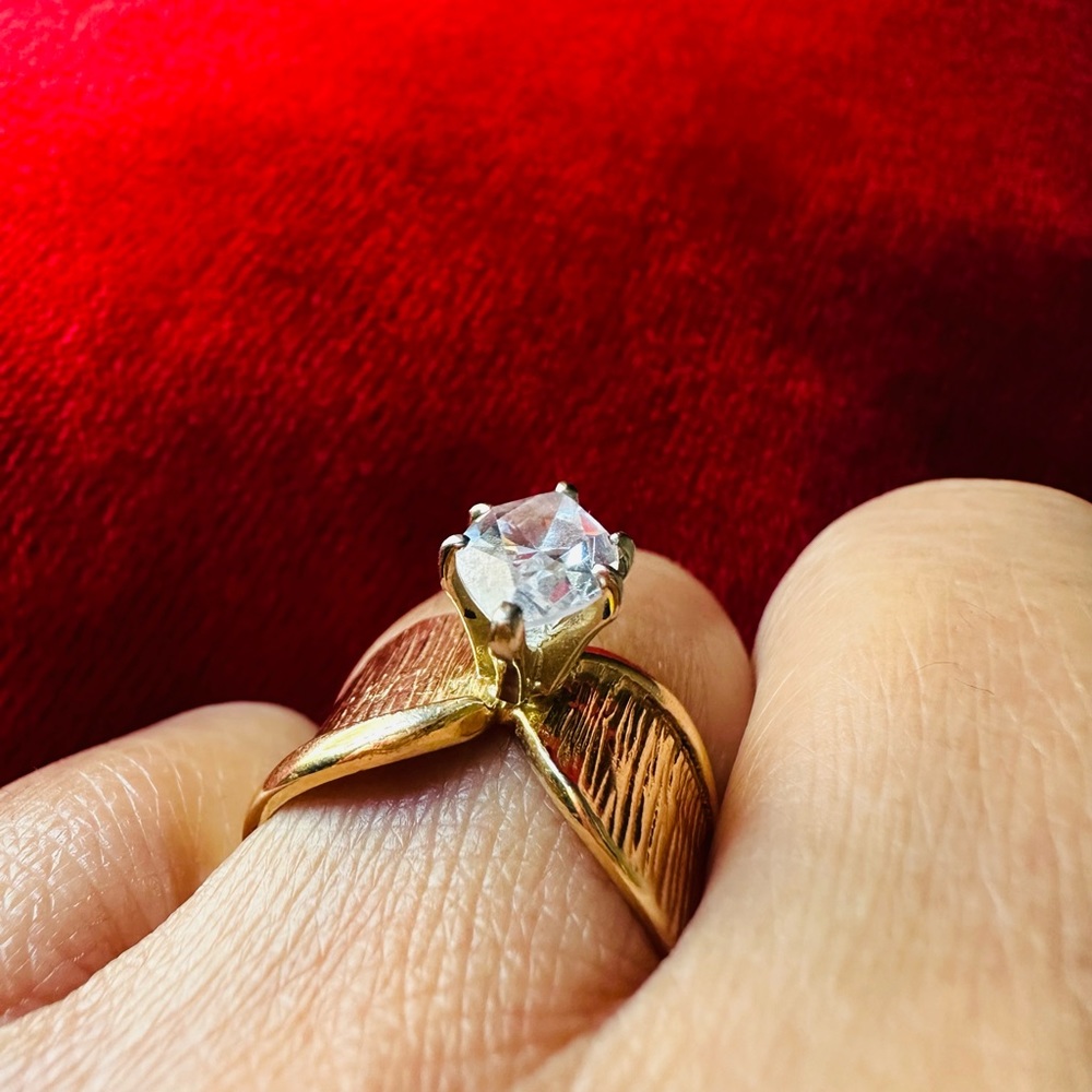 14k Solid Gold “6” - image 3